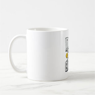 Mug T-shirt vintage pour papa de softball et baseball