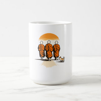 Mug T-Shirt Zen Moines de la Marche Pacifique – Esprit