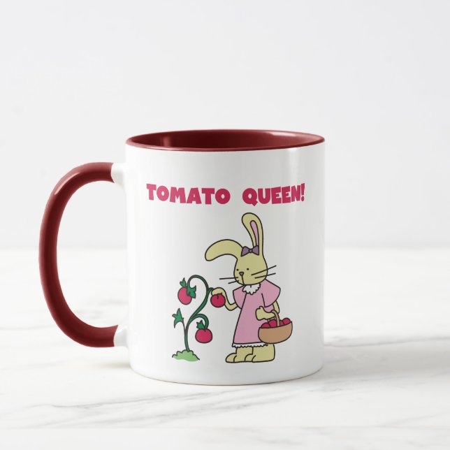 Mug T-shirts et cadeaux de la Reine de tomate (Gauche)