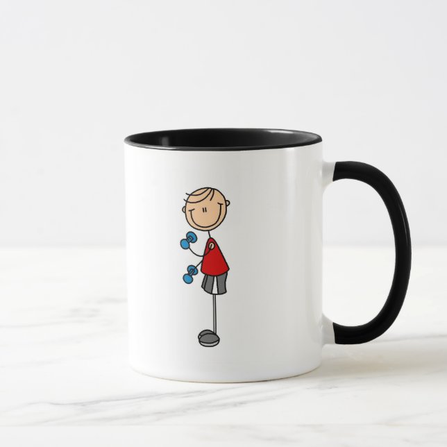 Mug T-shirts et cadeaux de levage de poids (Droite)