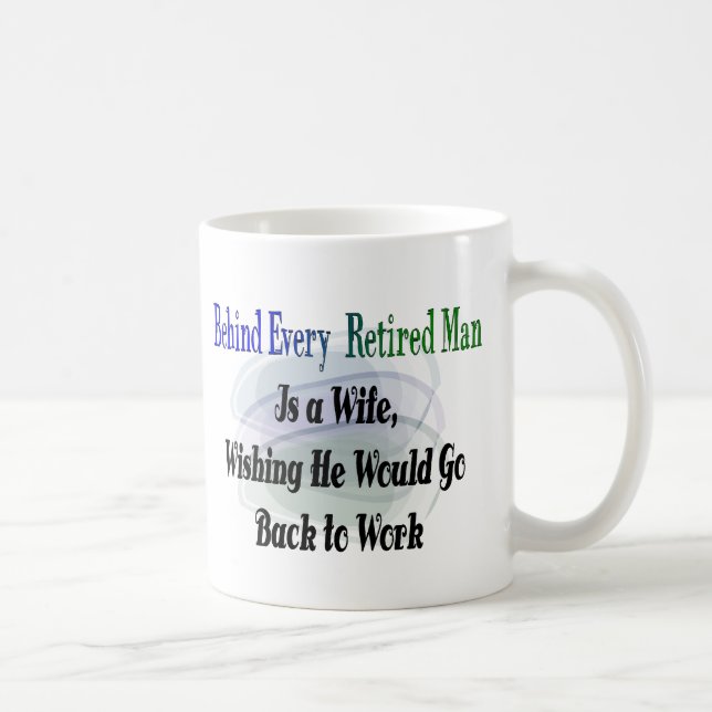Mug T-shirts et cadeaux drôles de retraite (Droite)