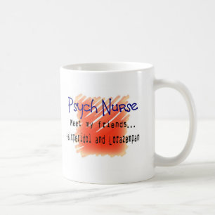 Mug T-shirts et cadeaux drôles d'infirmière de Psych