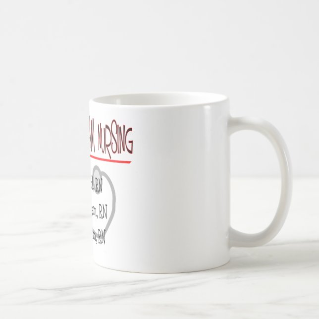 Mug T-shirts et cadeaux hilares d'infirmière (Droite)
