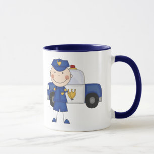 Mug T-shirts et cadeaux masculins de policier