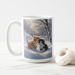 Mug Tabby gris orange et chats blancs