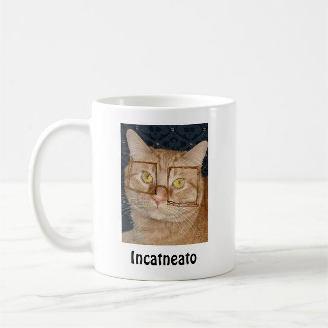 Mug Tabby Orange Chat/Humour Incognito (Gauche)