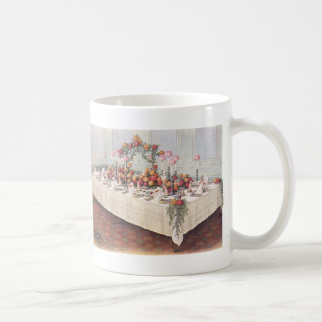 Mug Table de banquet de mariage vintage (Droite)