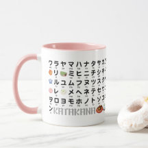 Table japonaise Hiragana & Katakana (Wagashi)