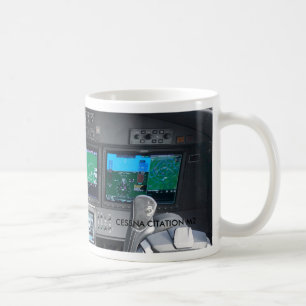 Mug Tableau de bord d'habitacle de jet de m2 de