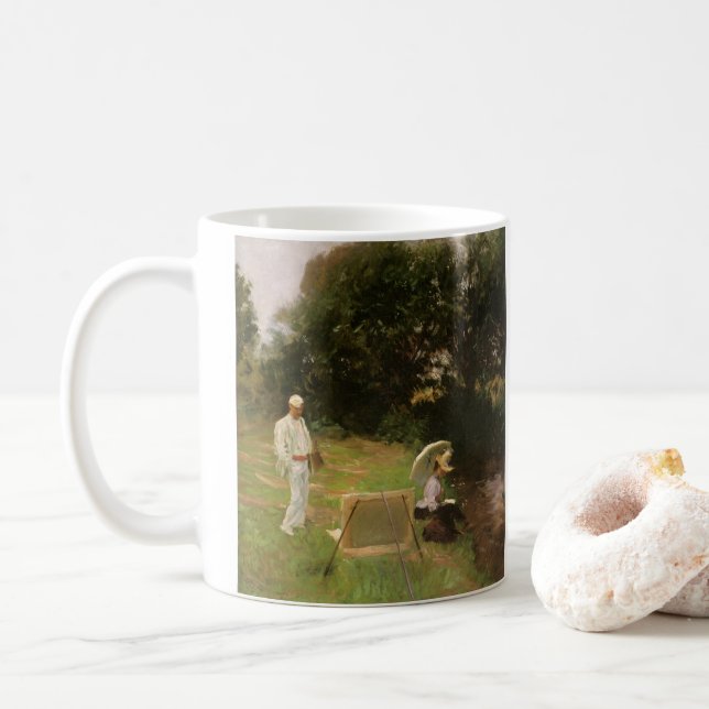 Mug Tableau de Dennis Miller Bunker à Calcot par Sarge (Avec donut)