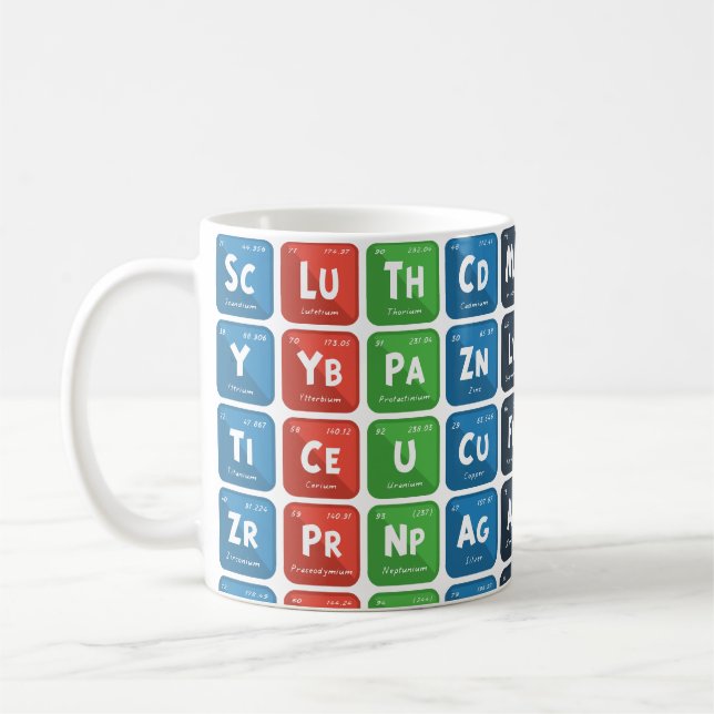 Mug Tableau périodique des éléments 3 (Gauche)