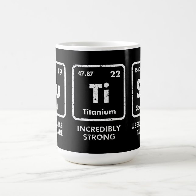 Mug Tableau périodique des éléments de sensibilisation (Centre)