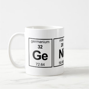 Mug Tableau périodique GeNiUS
