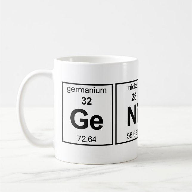 Mug Tableau périodique GeNiUS (Gauche)