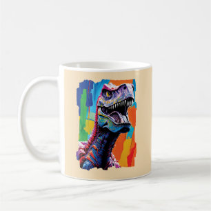 Mug Tableau Portrait D'Un Tyrannosaurus Rex T-Rex