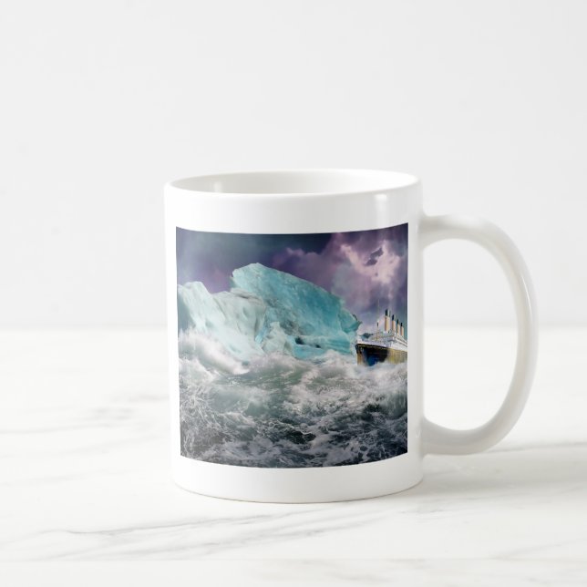 Mug Tableau Titanic et Iceberg RMS (Droite)
