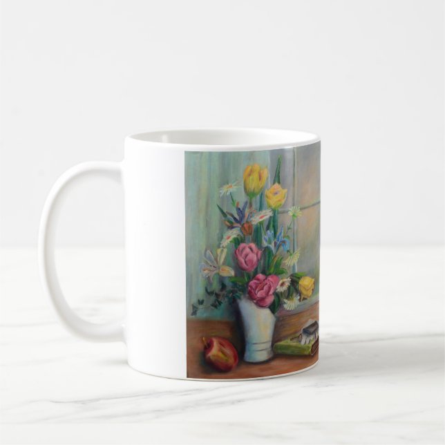 mug - Tabletop Still Life, painting by SM (Left)