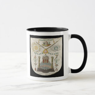 Mug Tablier d'un maître de loge de Saint-Julien dedan