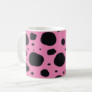 Mug tache dalmate moderne rose motif animal