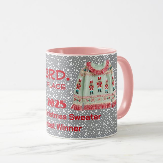 Mug Tacky Christmas Sweater 3rd. Place Contest Winner  (Devant droit)