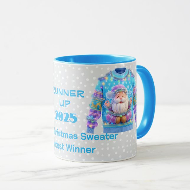 Mug Tacky Christmas Sweater RUNNER UP Contest Winner  (Devant droit)