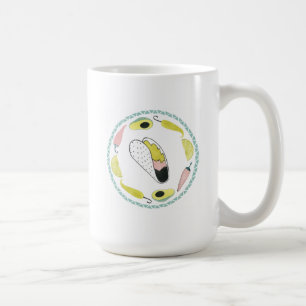 Mug Taco à propos d'amour Taco Element Circle