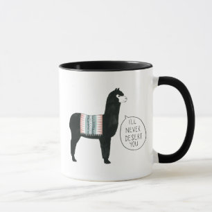 Mug Taco à propos de ça Je ne vous déserterai jamais