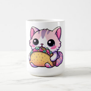 Mug Taco Chat Delight - kawaii, tacos, chats, mignonne