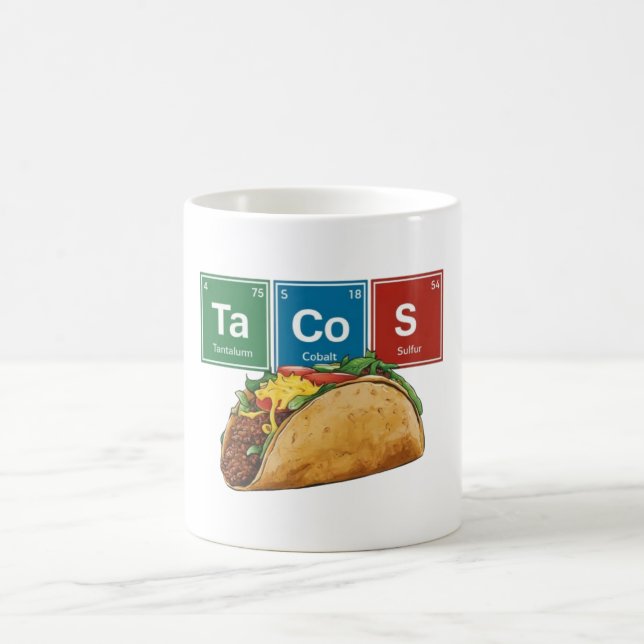 Mug Taco Lover - Célébrez votre passion pour Tac (Centre)