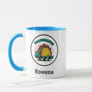 Mug Tacosaurus Triceratops Dessin Animé Drôle