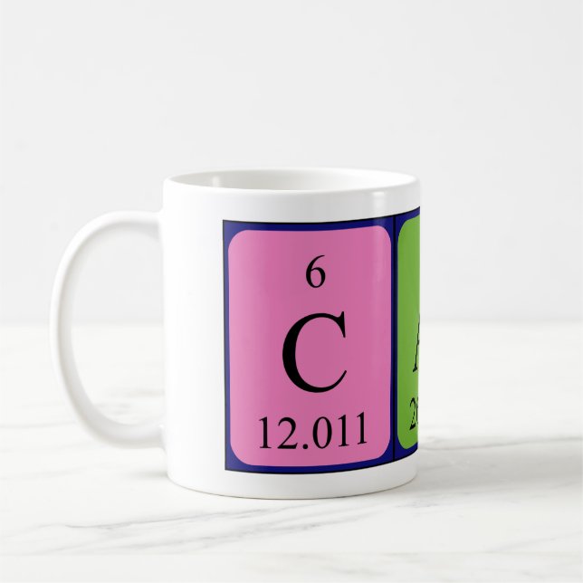 Mug Taille du nom périodique de la table Calin (Gauche)