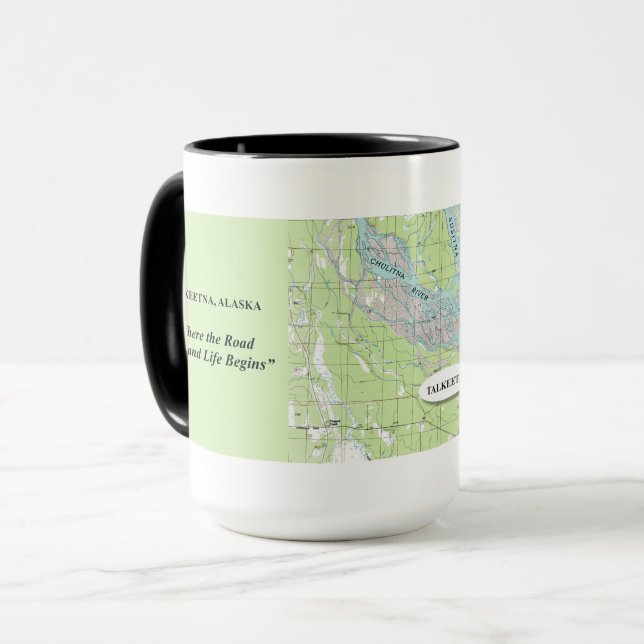 Mug Talkeetna Alaska extrémité de la route (Devant gauche)