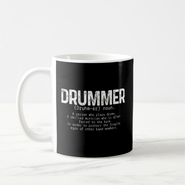 Mug Tambour de définition de tambour tambour tambour t (Gauche)