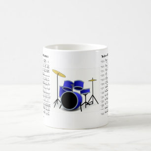 Mug tambour-kit de rudiments