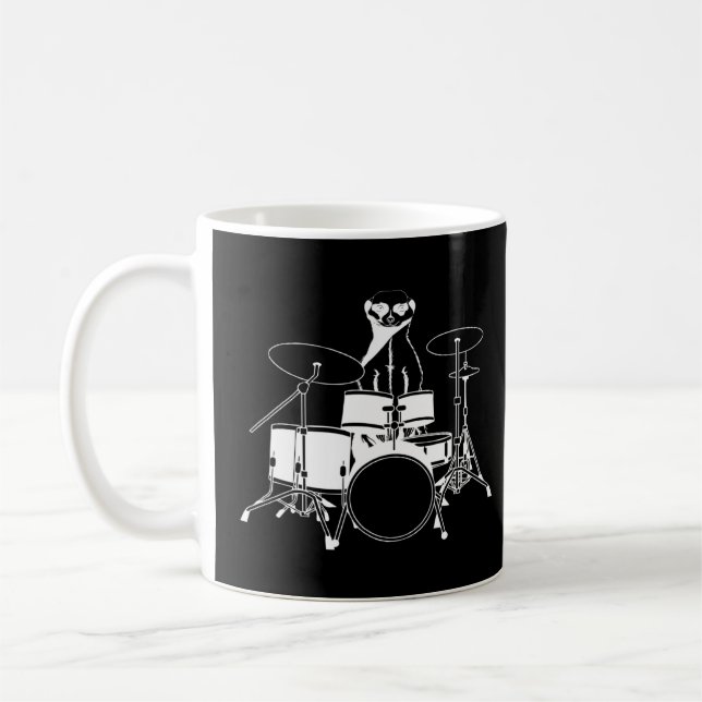 Mug Tambours animaux Meerkat Surikate (Gauche)