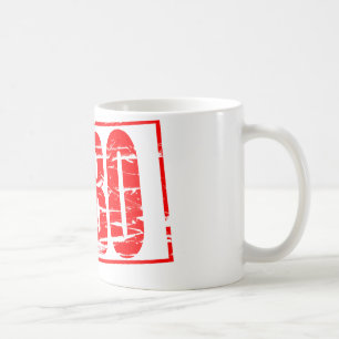 Mug Tampon en caoutchouc rouge EHBO