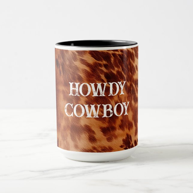 Mug Tan Brown Cowhide (Centre)