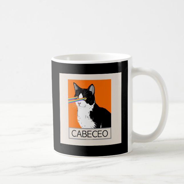 Mug Tango argentin Chat Cabeceo avec les yeux laser (Droite)