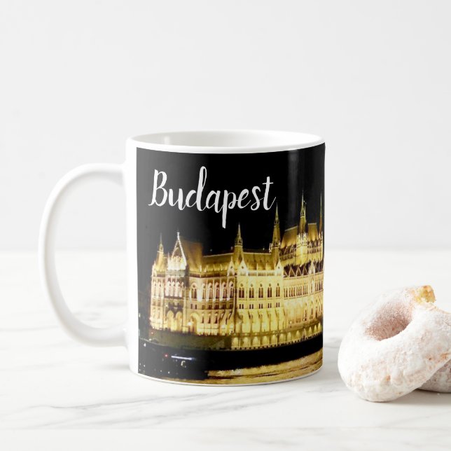 Mug Tangue de Budapest (Avec donut)
