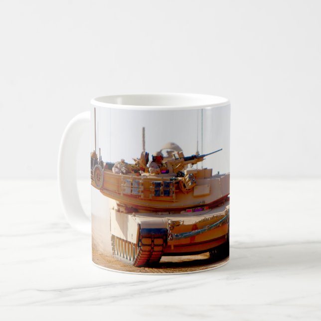 Mug TANK DE BATAILLE - M1 Abrams (Devant gauche)
