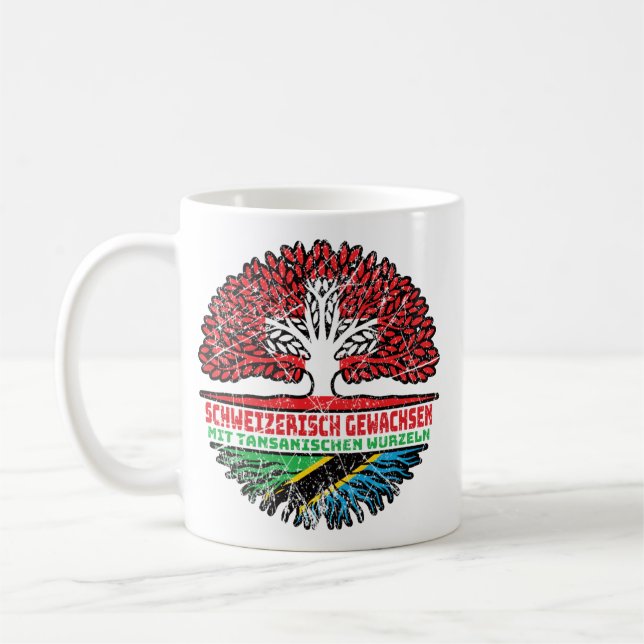 Mug Tansania Tansanisch Schweizer Schweiz Baum Wurzel