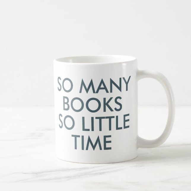 Mug Tant de livres Si peu de temps | Musique de l'aute (Droite)