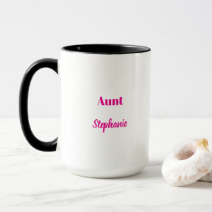 Mug Tante Cadeau Favoriser Mariage Fêtes de Noël Moder