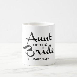 Mug Tante de la mariée personnalisée