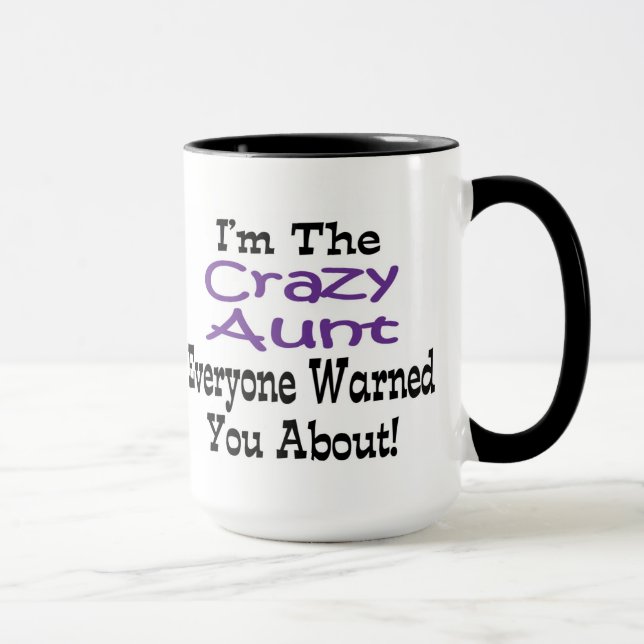 Mug Tante folle (Droite)
