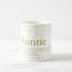Mug Tante la meilleure du monde, définition de Tante e