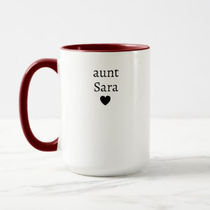 Mug Tante Personnalisée Drôle 