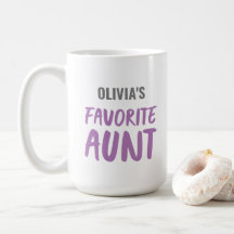 Tante préférée personnalisée
