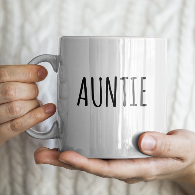 Mug "Tante" Simple Farmhouse moderne (Créateur téléchargé)