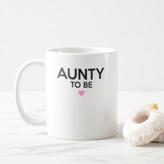 Mug Tante To Be Cute Print pour des baby showers